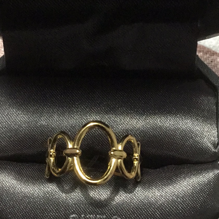 Golden Adjustable Ring